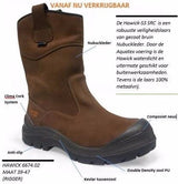 No risk werklaars hawick aqua-tex xw 1674.02 metaalvrij s3 | bruin | maat 45 - 00.071.011.45