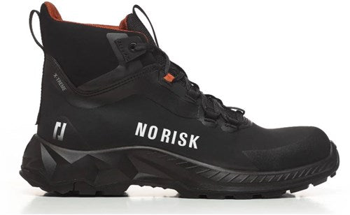 No risk x-treme mid black 1057.00 s3 | zwart | maat 44 - 5607421119448