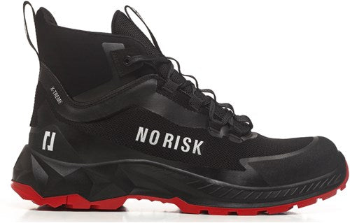 No risk x-treme mid black red 1057.10 s3l | zwart rood | maat 39 - 5607421134397