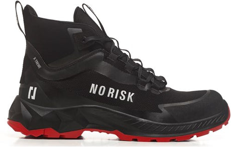 No risk x-treme mid black red 1057.10 s3l | zwart rood | maat 40 - 5607421134403