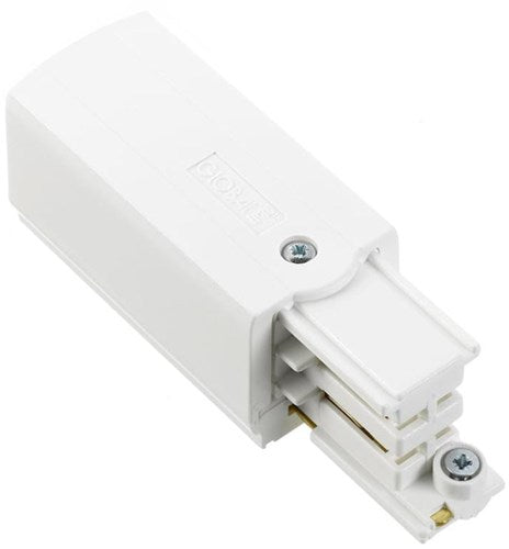 Nordic aansluitstuk tbv. rail wit links 3-fasen 5050015