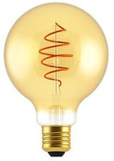 Enzo nordlux led globe g95 e27 4,9-35w 2200k filament spiraal gold dimbaar - 2760121