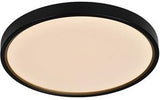 Enzo nordlux led plafonniere oja 42 zwart 19w 3000k 4000k 42cm - 4802314