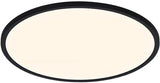 Enzo nordlux led plafonniere oja 42 zwart 24w 3000k 4000k 42cm - 4802331