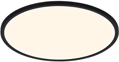 Enzo nordlux led plafonniere oja 42 zwart 24w 3000k 4000k 42cm - 4802331