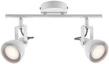 Enzo nordlux opbouw spot 2x gu10 aslak wit verstelbaar - 4800450