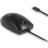 Optische muis, delock, usb c, 1,5 m