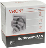 Enzo orno badkamer - toilet ventilator wit 100mm + timer en sensor - 8611020