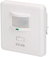 Enzo orno bewegingsmelder inbouw wand wit - geluidsdetectie - 3900339