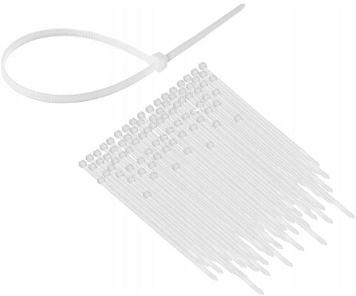Enzo orno kabelbundelband 4,8x200mm transparant zak(100) - 4113406