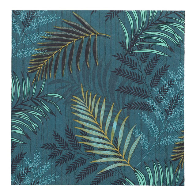 Papstar servetten 33x33cm 3-laags jungle leaves pak a 20 stuks