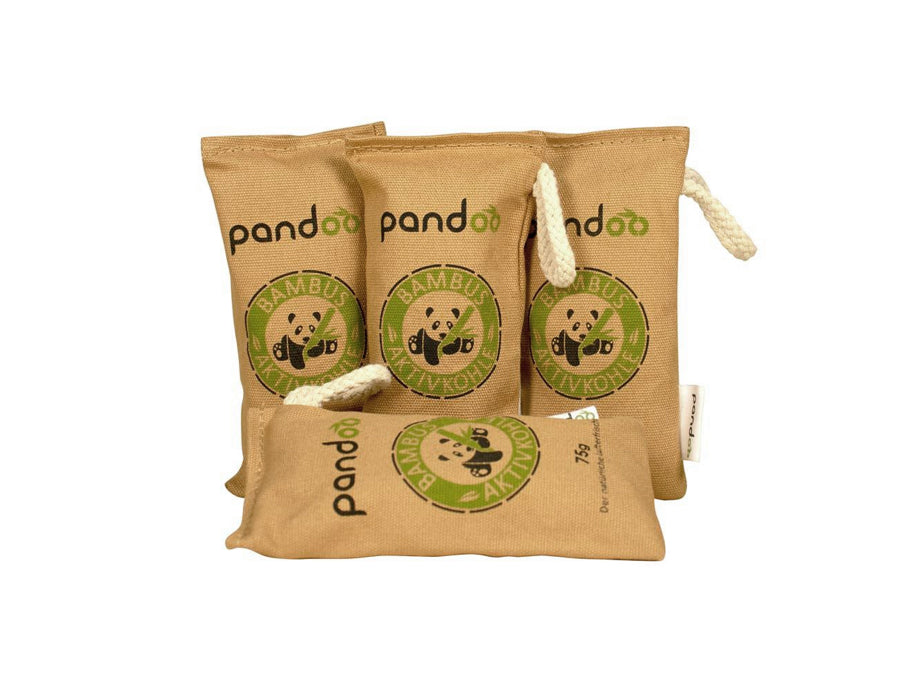 Pandoo luchtverfrisser - bamboe houtskool - 4 x 75g