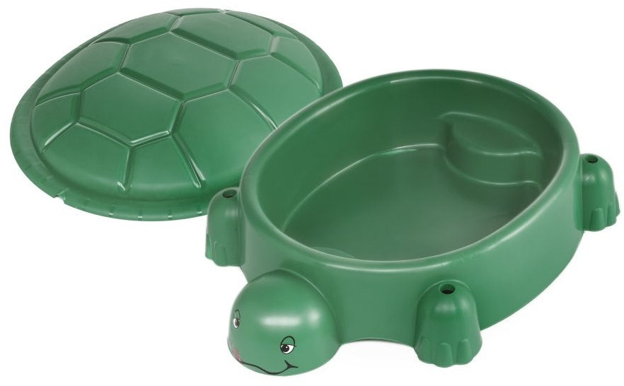 zandbak met deksel Schildpad 115 x 83 cm groen
