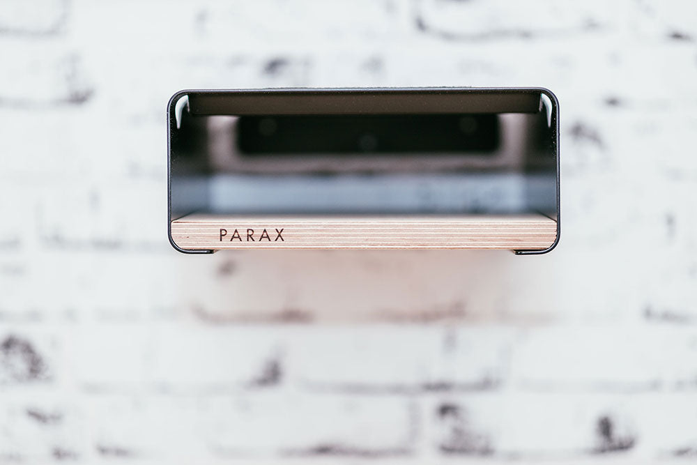 Parax s-rack bike wall mount - white walnut