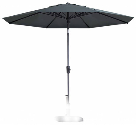 Madison parasol paros 300cm opdraai grijs