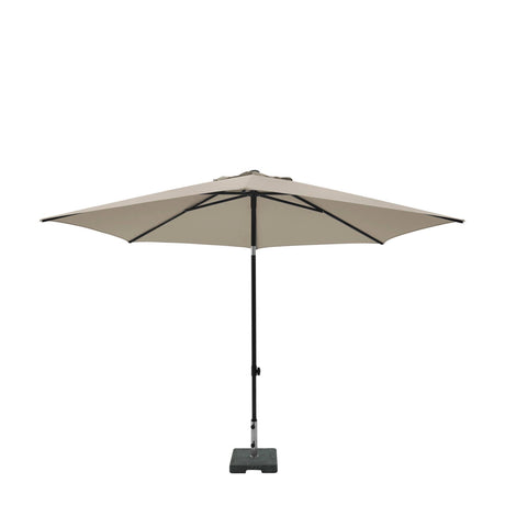 Madison parasol elba push-up rond 300 cm met tilt-functie 100%pol ecru