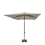 Madison parasol moraira push-up vierkant 230x230cm met tilt-functie ecru