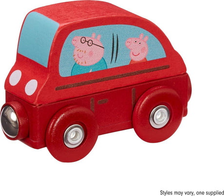 Otto simon peppa pig auto met magneetje om de serie aan elkaar te koppelen