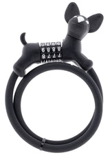 Pexkids cijfer kabelslot zwart flappie de waakhond silicone