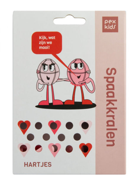 Bicycle sprak kralen Pexkid's Hearts 4-Colored (20 stuks op kaart)