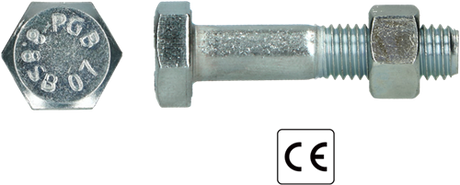 Pgb-europe pgb-fasteners | sb-bout ce 8.8 en15048-1 m10x70 zn | 100 st p15048801010000703