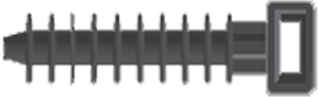 Pgb-europe smart | muurplug vr kabelbinder kunstof 10x43 sm0plgn001000435