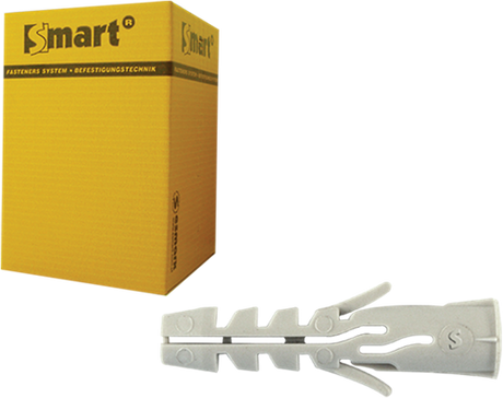 Pgb-europe smart | nylon spreidplug met boord smart ø 14x70 | 20 st sm00pbn001400703