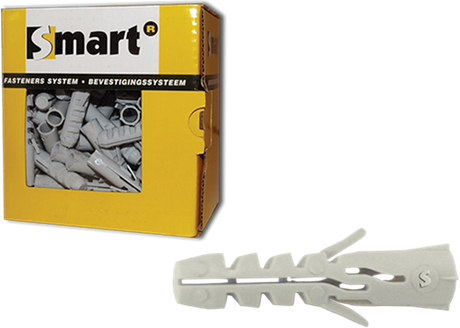 Pgb-europe smart | nylon spreidplug zndr boord smart ø 6x30 | 100 st sm000pn00060030e