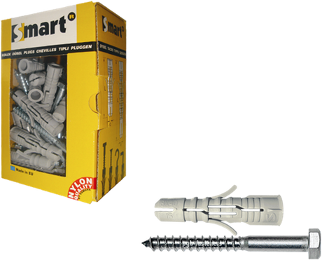 Pgb-europe smart | plug nylon + din 571 ø 10x100 nzn | 10 st - sm0pzsn0114100100e