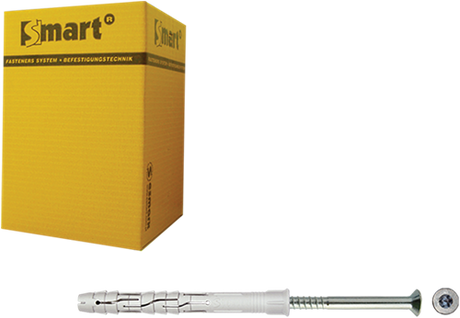 Pgb-europe smart | raamplug +schroef vzk tx ø 10x120 nzn | 50 st - sm0rptn011001203