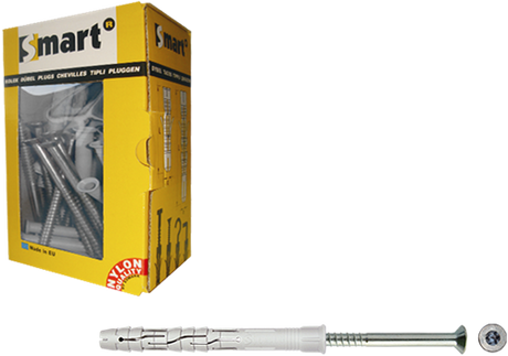 Pgb-europe smart | raamplug +schroef vzk tx ø 10x180 nzn | 25 st sm0rptn01100180e