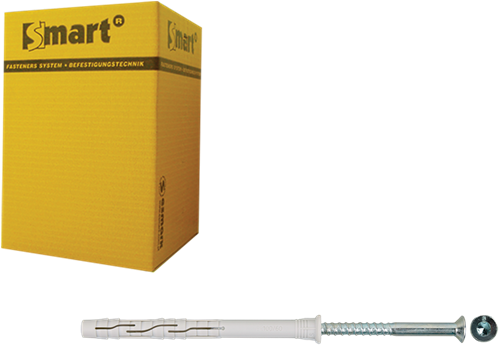 Pgb-europe smart | raamplug +schroef vzk tx ø 8x140 nzn | 50 st sm0rptn010801403