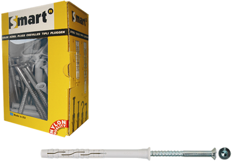 Pgb-europe smart | raamplug +schroef vzk tx ø 8x140 nzn | 50 st sm0rptn01080140e
