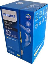 Philips master value ledglobe e27 93mm filament helder 5.9w 806lm - 922-927 zeer warm wit | beste kleurweergave - dimbaar - vervangt 60w