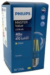 Philips led gls e27 3,4-40w 2700k filament helder dimbaar - led3774