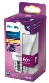 Philips led sensor fr nd 60w e27