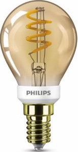 Philips led kogel e14 2,6w-20w 2000k filament gold dimbaar blister - 5101507