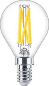 Philips led kogel e14 3,4-40w filament helder warmglow blister - 5101508