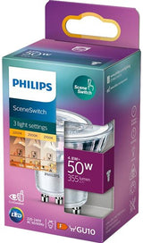 Philips led spot gu10 230v 4,8-50w sceneswitch blister - 5105324