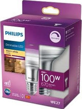 Philips led spot r80 e27 9-100w 2700k dimbaar blister - 5103360