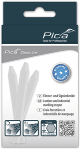 Pica 591 52 markeerkrijt eco | 11x110mm | wit | 12 stuks - pi59152