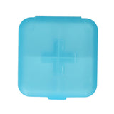 Jvdl pillendoos plus 4 vakken blauw