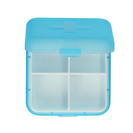 Jvdl pillendoos plus 4 vakken blauw