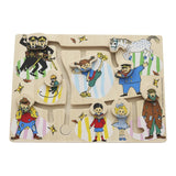 Ngk pippi laous - houten schuifpuzzel