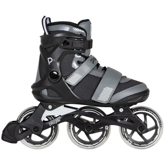 Playlife gt 110 fitness inlineskates zwart grijs maat 47