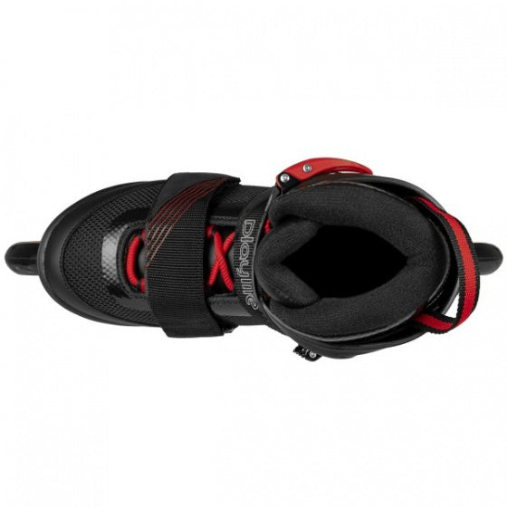 Playlife GT Black 110 inlineskates heren zwart rood maat 40