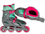 Playlife Inline skates Riddler hardboot 82A grijs maat 31-34
