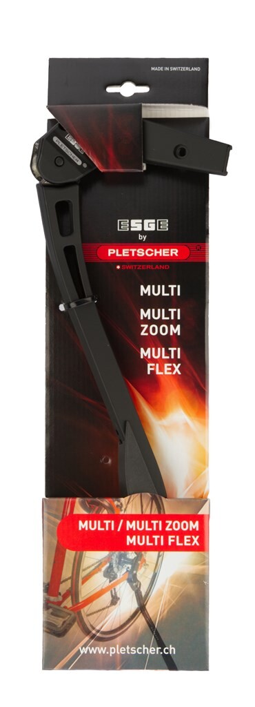 Pletscher Esge Side Standard Multi -Zoom -Einstellbar, Schwarz - Karte