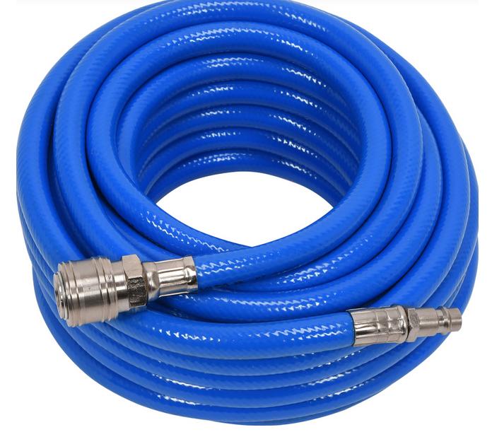 Yato pneumatische slang pvc met snelkoppeling 8mm x 20m