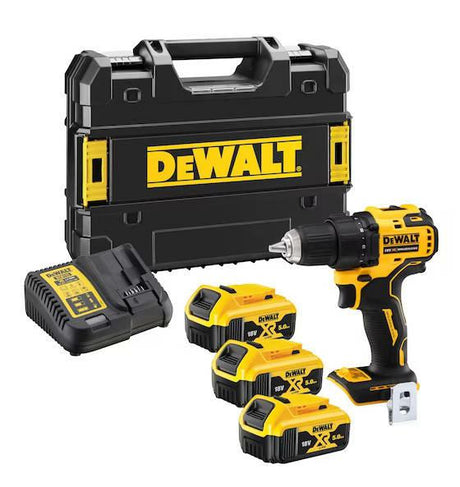 Dewalt schroevendraaier 18v dcd708p3t 65nm 3x5,0ah tstak …